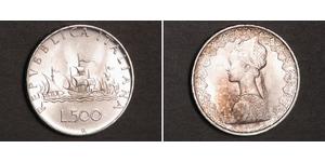 500 Lira Italy Silver 