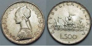 500 Lira Italy Silver 