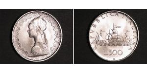 500 Lira Italy Silver 