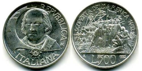 500 Lira Italy Silver 