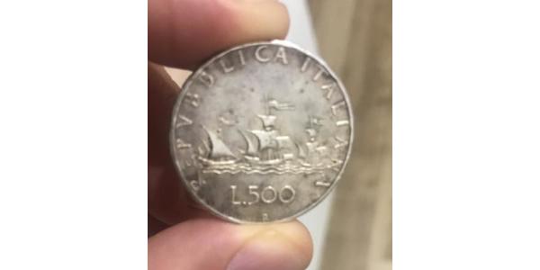 500 Lira Italy Silver 