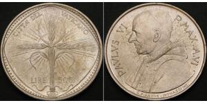 500 Lira Vatican (1926-) Silver 