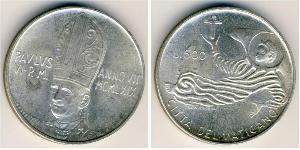 500 Lira Vatican (1926-) Silver 