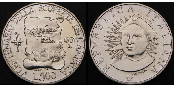 500 Lira 意大利 銀 