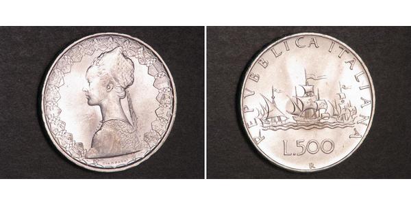 500 Lira 意大利 銀 