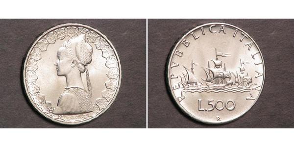 500 Lira 意大利 銀 