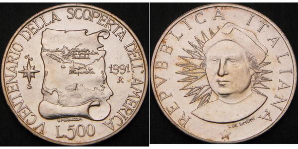 500 Lira 意大利 銀 