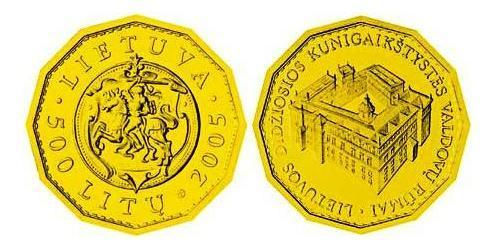 500 Litas Litauen (1991 - ) Gold 
