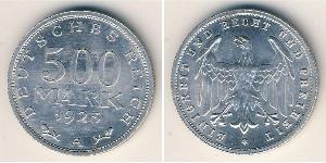 500 Mark République de Weimar (1918-1933) Aluminium 