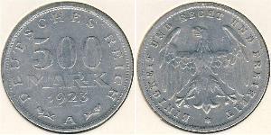 500 Mark République de Weimar (1918-1933) Aluminium 