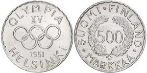 500 Mark Finnland (1917 - ) Silber 