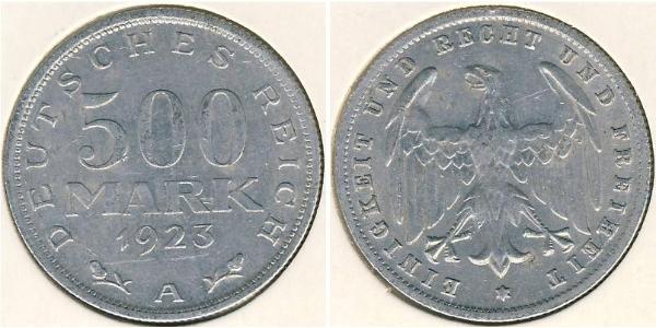 500 Mark 魏瑪共和國 (1919 - 1933) 铝 