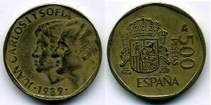 500 Peseta 西班牙 黃銅/镍 