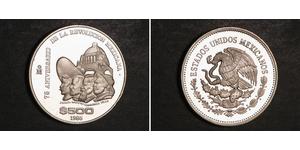 500 Peso Mexique Argent 