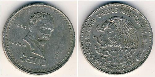 500 Peso United Mexican States (1867 - ) Copper/Nickel 