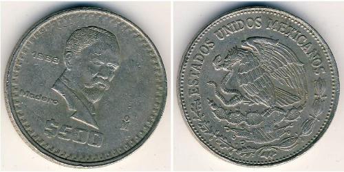 500 Peso Mexique (1867 - ) Cuivre/Nickel 