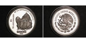 500 Peso México Plata 