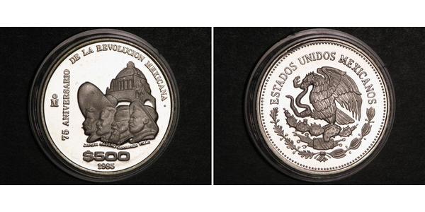 500 Peso 墨西哥 銀 