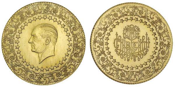 500 Piastre Turkey (1923 - ) Gold Mustafa Kemal Atatürk (1881-1938)