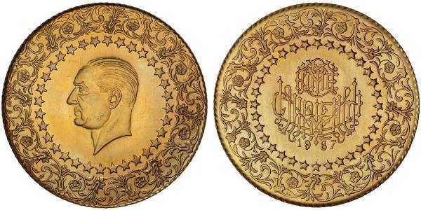 500 Piastre Türkei (1923 - ) Gold Mustafa Kemal Atatürk (1881-1938)
