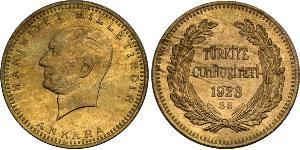 500 Piastre Turquie (1923 - ) Or Mustafa Kemal Atatürk (1881-1938)