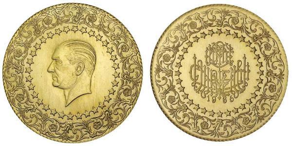 500 Piastre Turquie (1923 - ) Or Mustafa Kemal Atatürk (1881-1938)