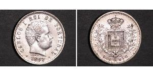 500 Reis Royaume de Portugal (1139-1910) Argent Charles I de Portugal (1863-1908)