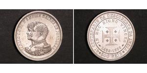 500 Reis Royaume de Portugal (1139-1910) Argent Charles I de Portugal (1863-1908)