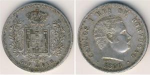 500 Reis Royaume de Portugal (1139-1910) Argent Charles I de Portugal (1863-1908)