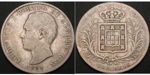 500 Reis Regno del Portogallo (1139-1910) Argento 