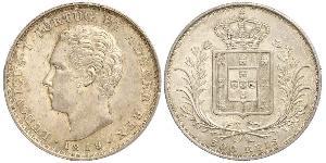 500 Reis Regno del Portogallo (1139-1910) Argento 