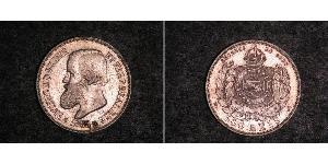 500 Reis Imperio del Brasil (1822-1889) Plata Pedro II de Brasil (1825 - 1891)