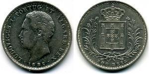 500 Reis Reino de Portugal (1139-1910) Plata 