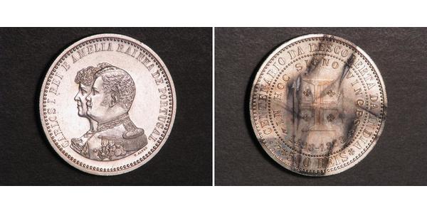 500 Reis Kingdom of Portugal (1139-1910) Silber  Karl I. von Portugal (1863-1908)