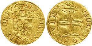 500 Reis / 1 Cruzado  Portugal / Reino de Portugal (1139-1910) Oro Sebastian of Portugal (1554-1578)