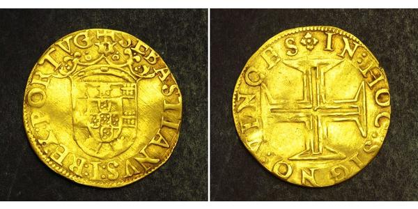 500 Reis / 1 Cruzado  葡萄牙王國 (1139 - 1910) / 葡萄牙 金 塞巴斯蒂昂 (葡萄牙)