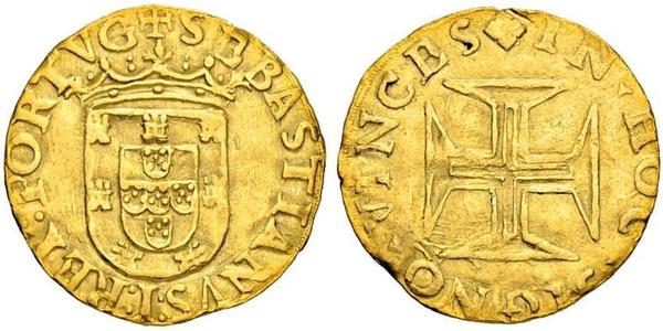 500 Reis / 1 Cruzado  葡萄牙王國 (1139 - 1910) / 葡萄牙 金 塞巴斯蒂昂 (葡萄牙)