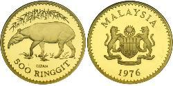 500 Ringgit Malesia (1957 - ) Oro 