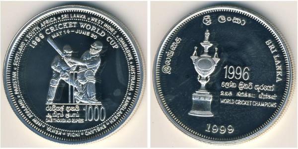500 Rupee Sri Lanka Silber 