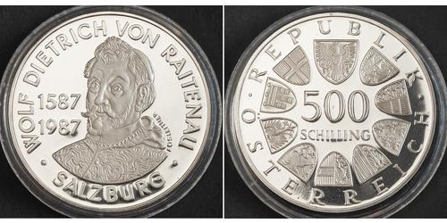 500 Shilling 奥地利 銀 