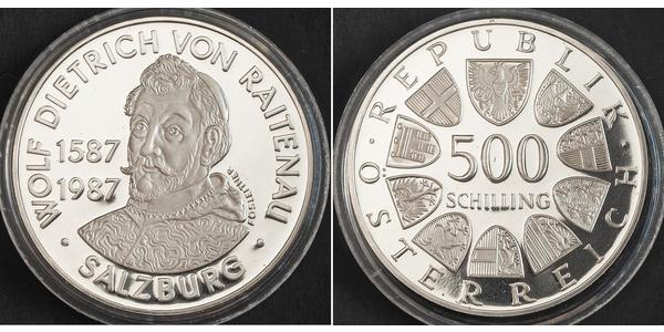 500 Shilling 奥地利 銀 
