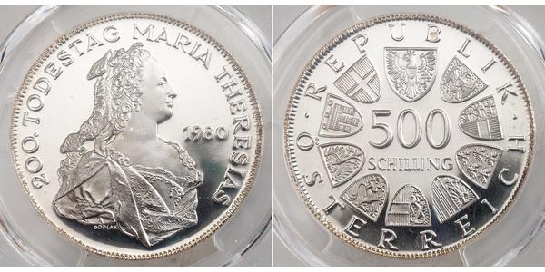 500 Shilling 奥地利 銀 