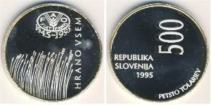 500 Tolar Slovenia Silver 