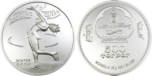 500 Tugrik Mongolei Silber 