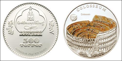 500 Tugrik Mongolia 銀 