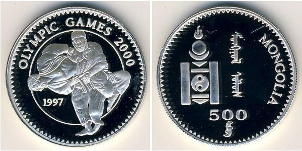 500 Tugrik Mongolia 銀 