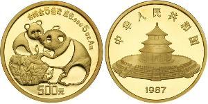 500 Yuan Volksrepublik China Gold 