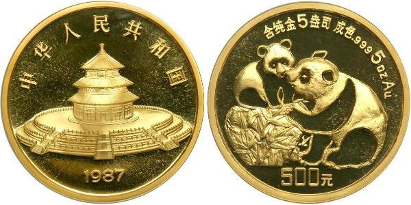 500 Yuan Volksrepublik China Gold 