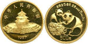 500 Yuan República Popular China Oro 