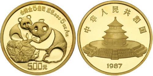 500 Yuan República Popular China Oro 